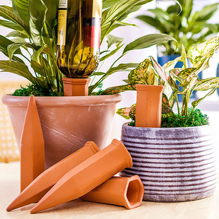 Increasing red ceramic A 6-pack water seepage device flower watering device lazy drip irrigation device drip device cross-border exclusive supply