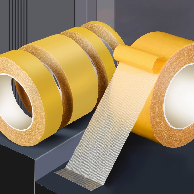 Double-sided tape for cloth base strong high viscosity seamless fixed carpet double-sided tape transparent mesh double-sided tape wholesale