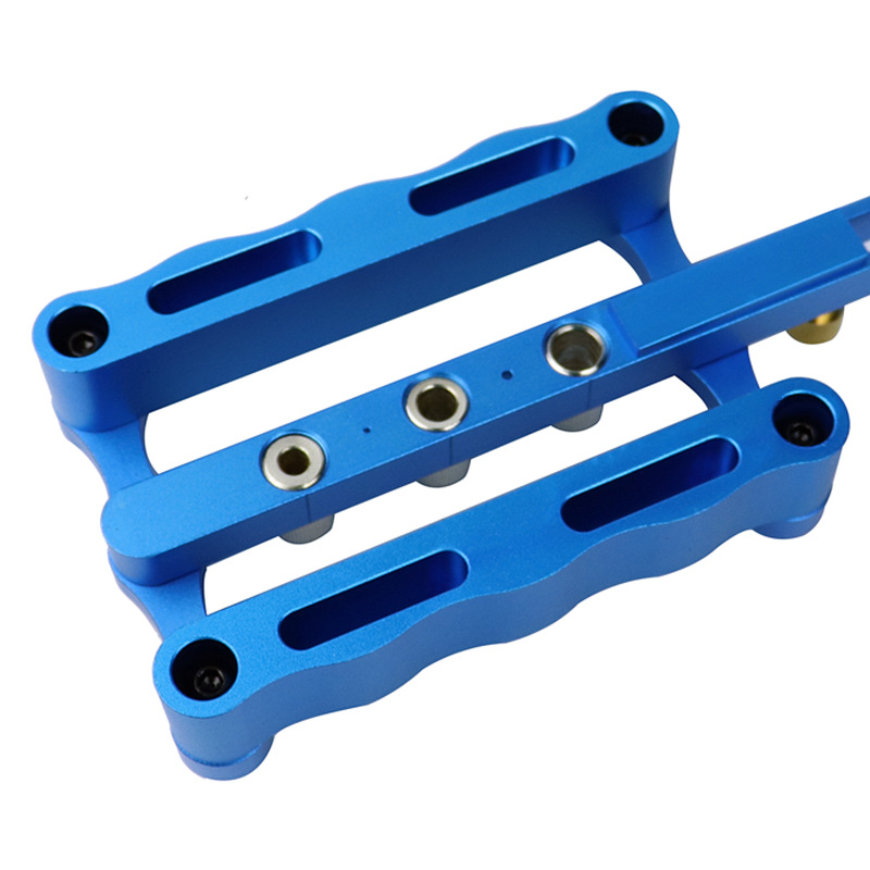 Woodworking straight hole punch two-in-one vertical hole opener plank drilling locator log dowel tool