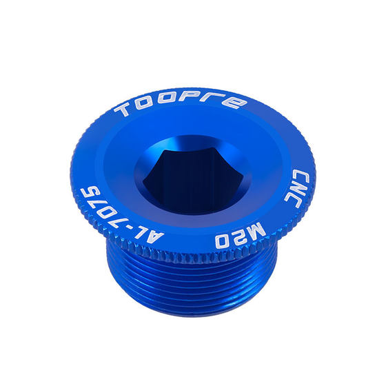 TOOPRE bicycle hollow integrated tooth disc crank cover screw mountain bike M18 M20 color aluminum alloy M19