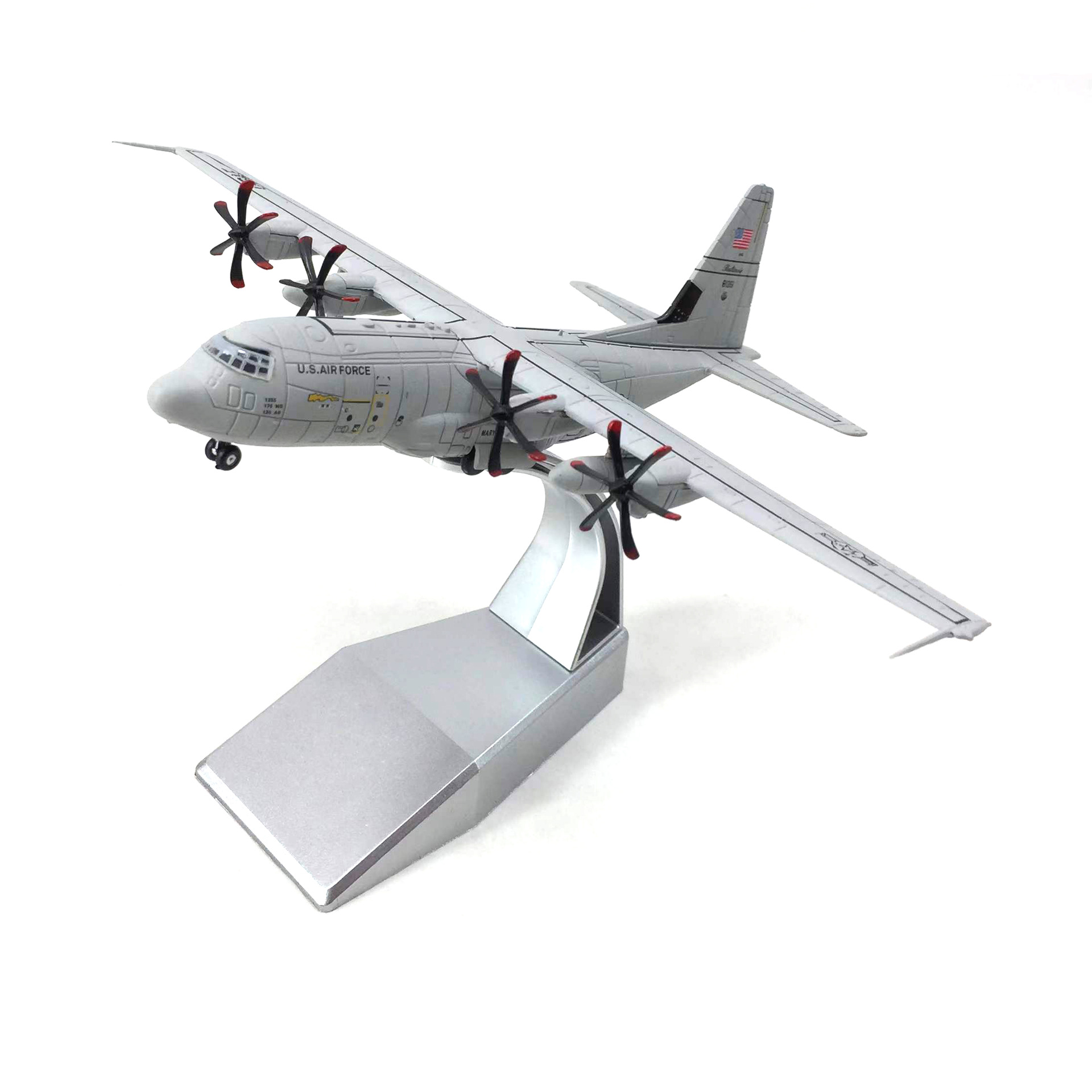 1:200 US Air Force C- 130J Super Hercules transport aircraft simulation alloy aircraft model finished decoration