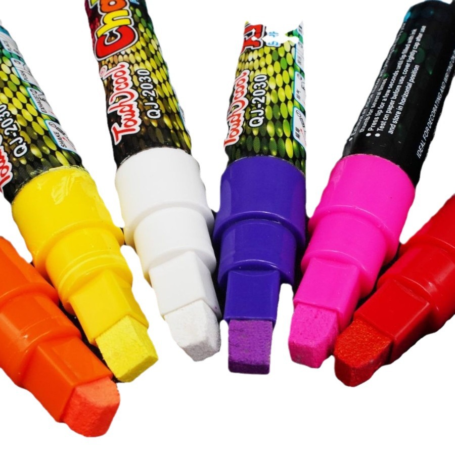 LED light board pen dust-free liquid chalk erasable fluorescent board special pen electronic advertising light board pen water-soluble powder