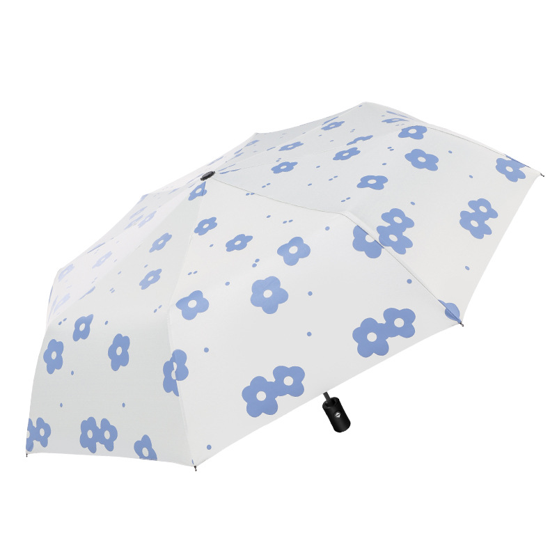 Full-automatic wholesale folding umbrella sunscreen sunshade umbrella Sunny rain dual-purpose sun umbrella UV protection automatic color