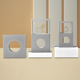 Gray inner box paper sleeve (round hole);7*7*2