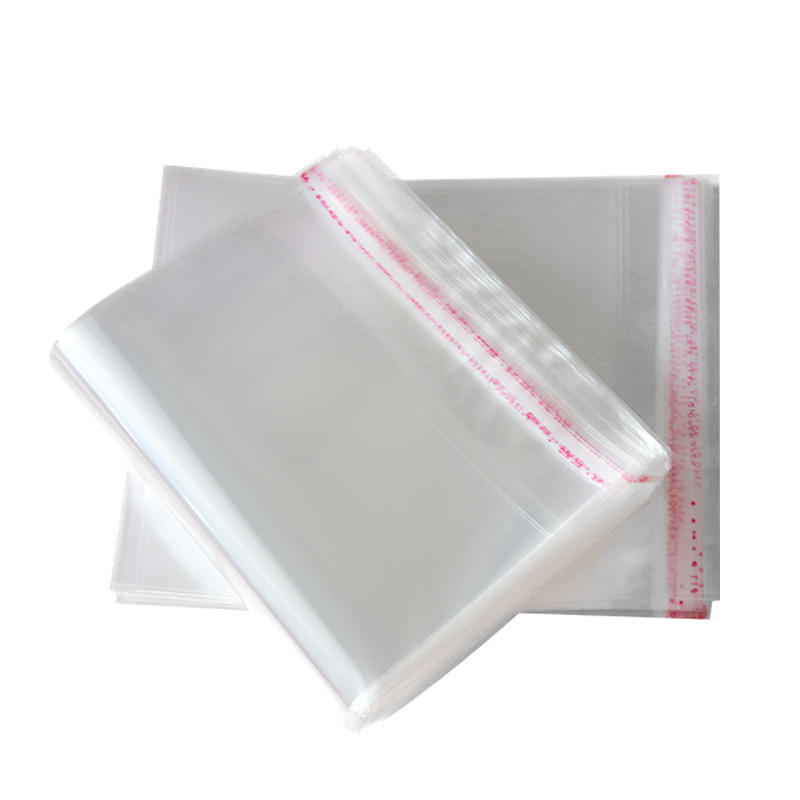 OPP self-adhesive bag transparent self-sealing plastic bag towel pillowcase boxer pants plastic bag 16*24 book packaging bag