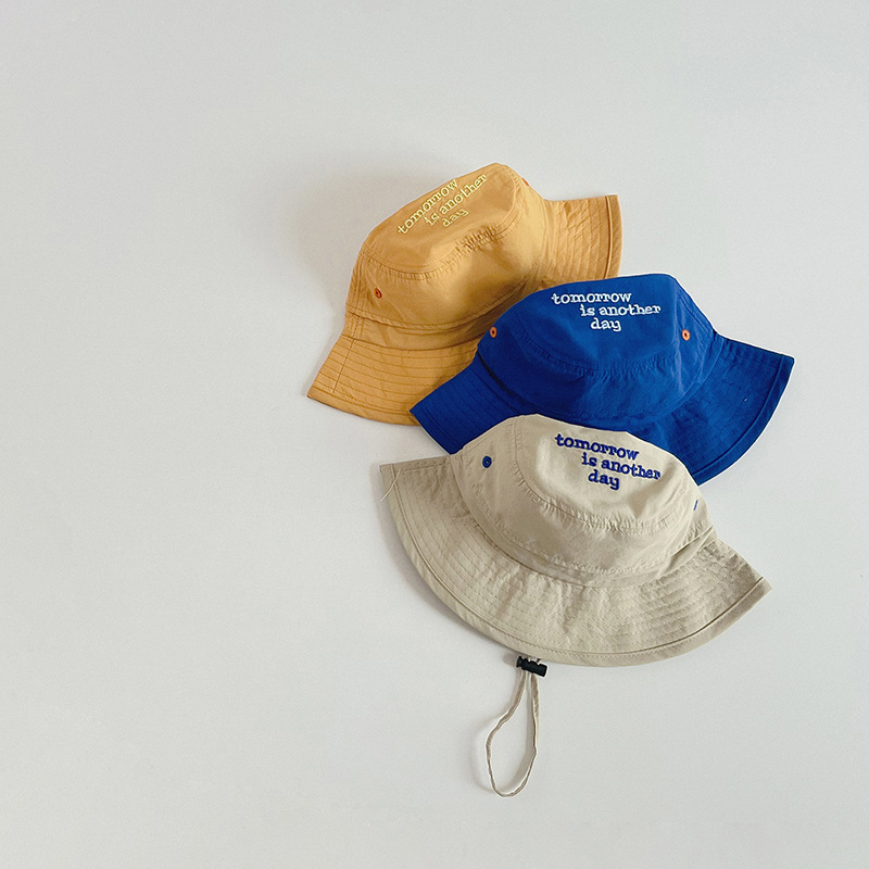 Qiunan children sunscreen cap 2023 Summer new ins quick-drying fisherman hat baby hat sunshade hat wholesale