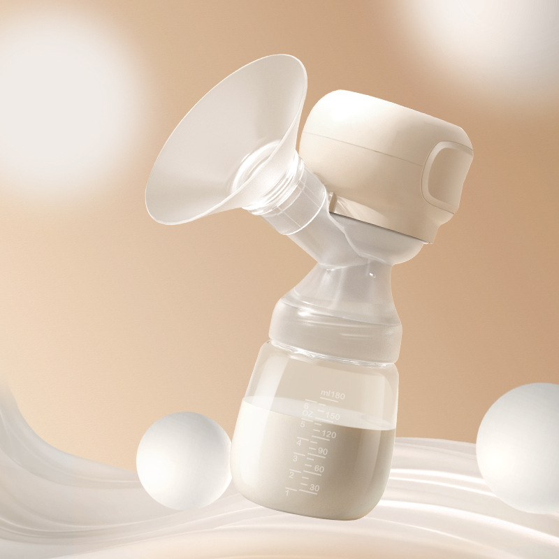 Cross-border electric breast pump integrated breast pump milking breast pump portable silent touch button breast pump