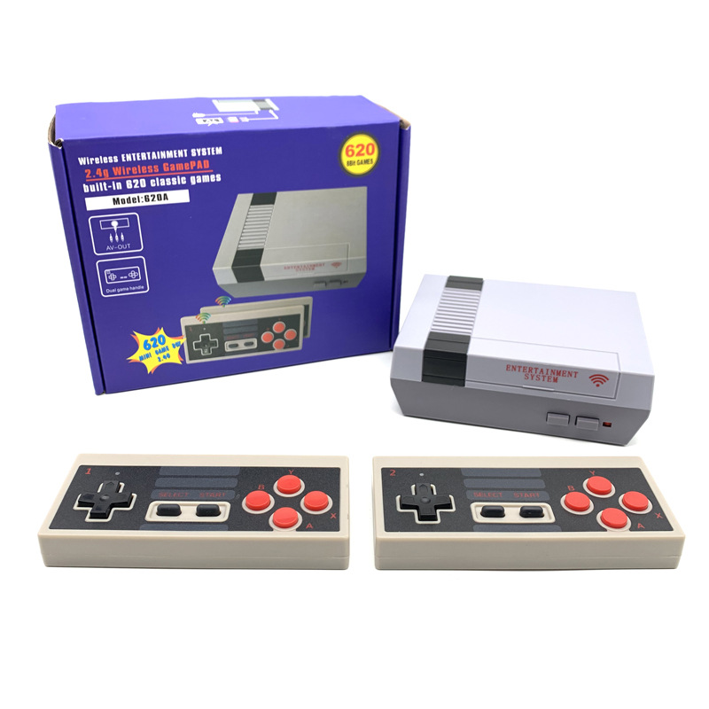 Factory direct new NES620 wireless game machine classic nostalgic 80 FC TV game machine red and white machine
