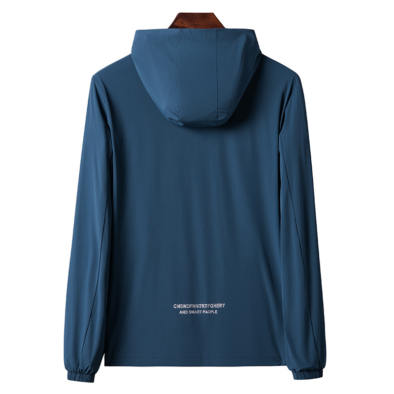2022 Summer Ultra-thin Men's Sun-protective Suit Loose Large Size Jacket Coat Korean Fashionable Casual Skin Coat