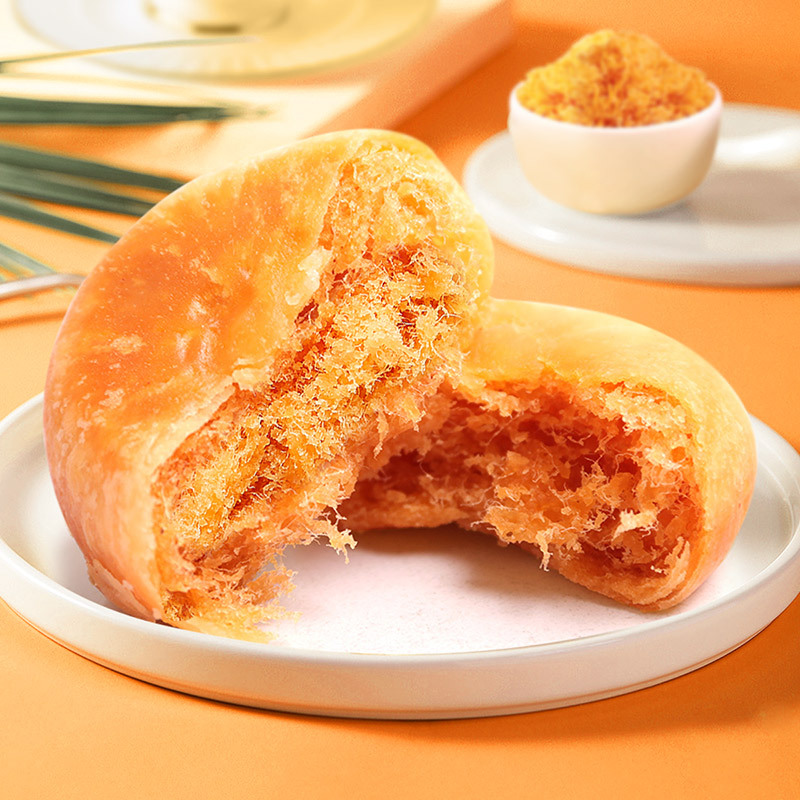 Weiziyuan Meat Muffins Wholesale Breakfast Substitute Bread Wholesale Traditional Pastries Snacks Leisure Snacks