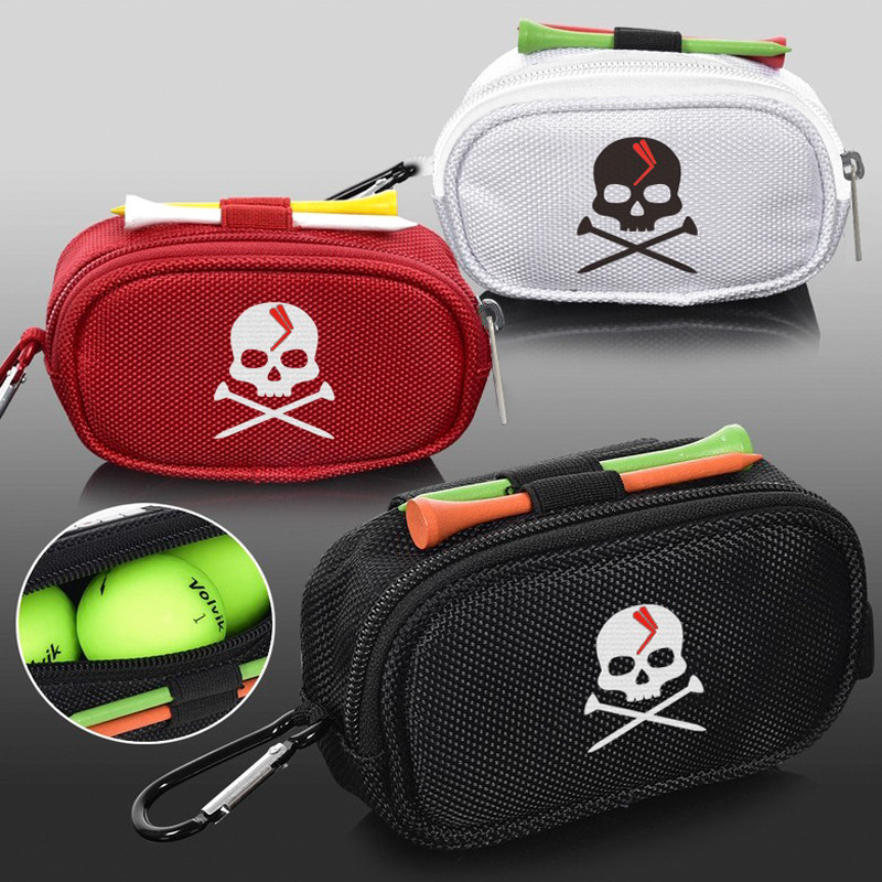 2023 new Korean GOLF bag skull GOLF accessories bag small waist bag GOLF ball set batch