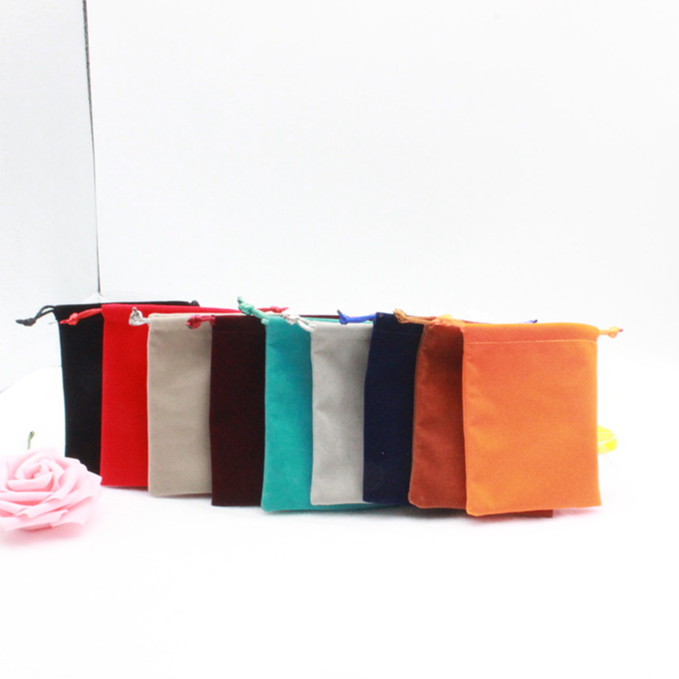 Jewelry Bag Bracelet Jewelry Small Ornaments Storage Bag Velvet Bucket Jewelry Packaging Flannel Bag