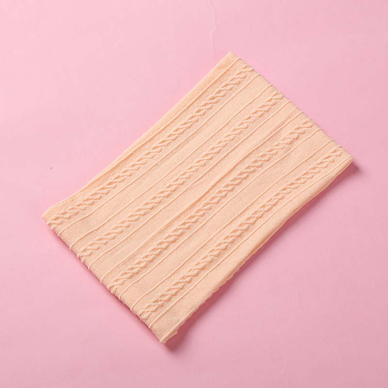 DIY jacquard nylon hair band super soft nylon baby soft wide brim hair band accessories newborn headband accessories