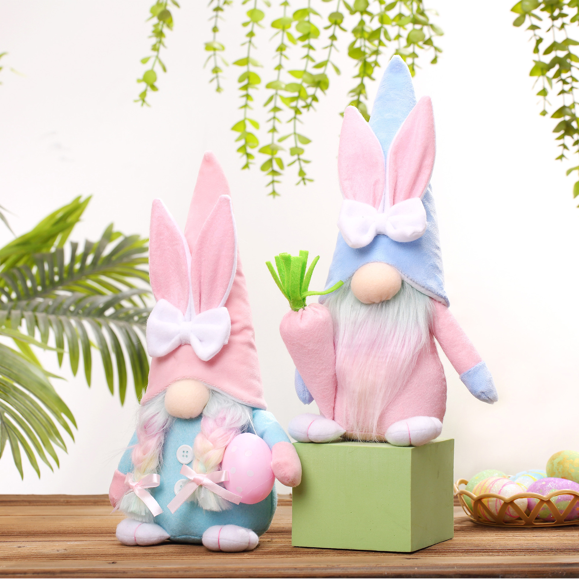 Cross-border New Products Easter Bunny Egg Radish Spring Faceless Doll Rudolph Doll Ornaments Batch