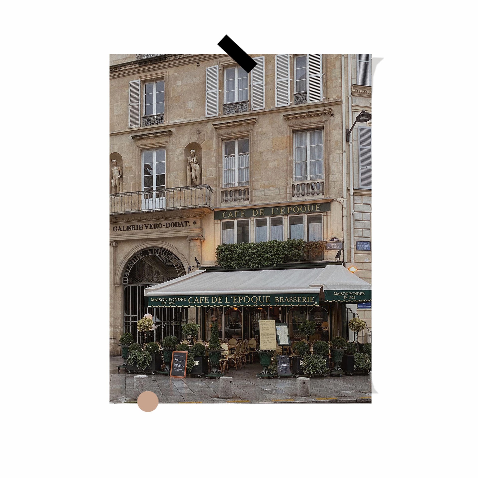 European Street Poster Retro French Landscape Photography Home Art Painting Core Coffee Shop Photo Wall Decoration