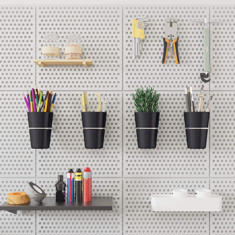 Hole board accessories storage Cup with bracket 2.5 hole spacing hole board hook suitable for tool room Business Super
