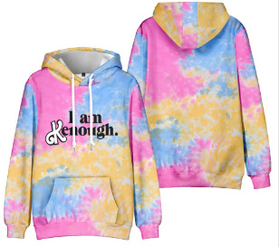 Barbie sweater European and American casual trousers hoodie suit to figure sample round neck long sleeve cross-border hot selling coat for men and women