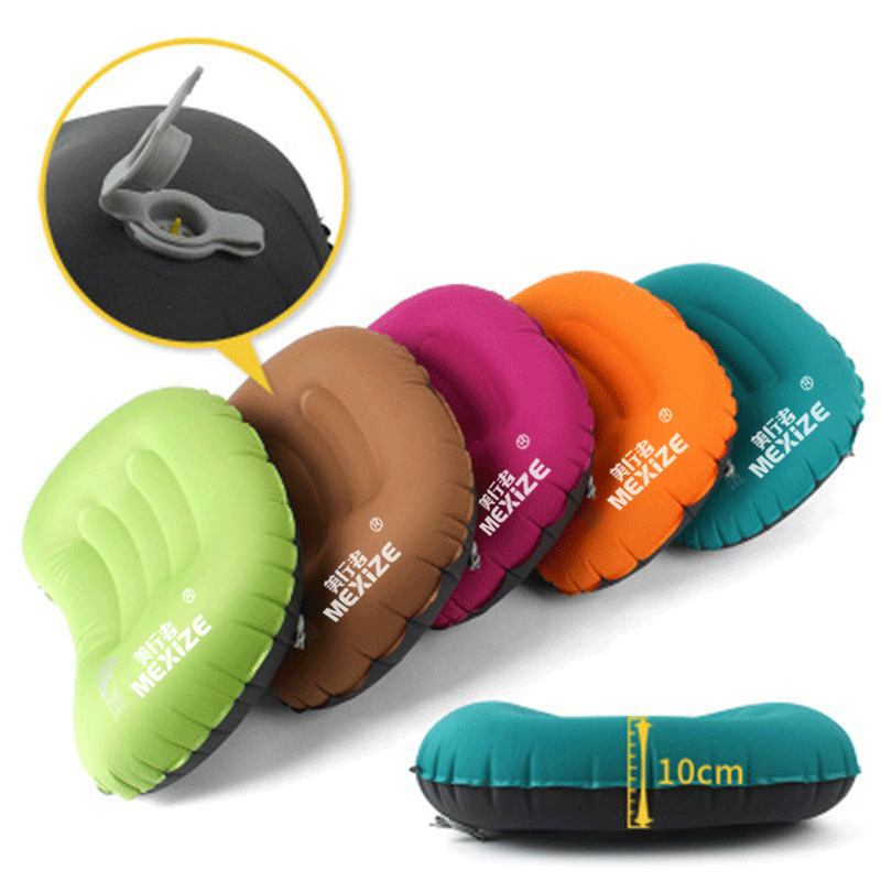 Travel Inflatable Pillow Outdoor Camping Camping Sleeping Pillow TPU Lunch Break Sleeping Pillow Office Chair Waist Pillow Cushion