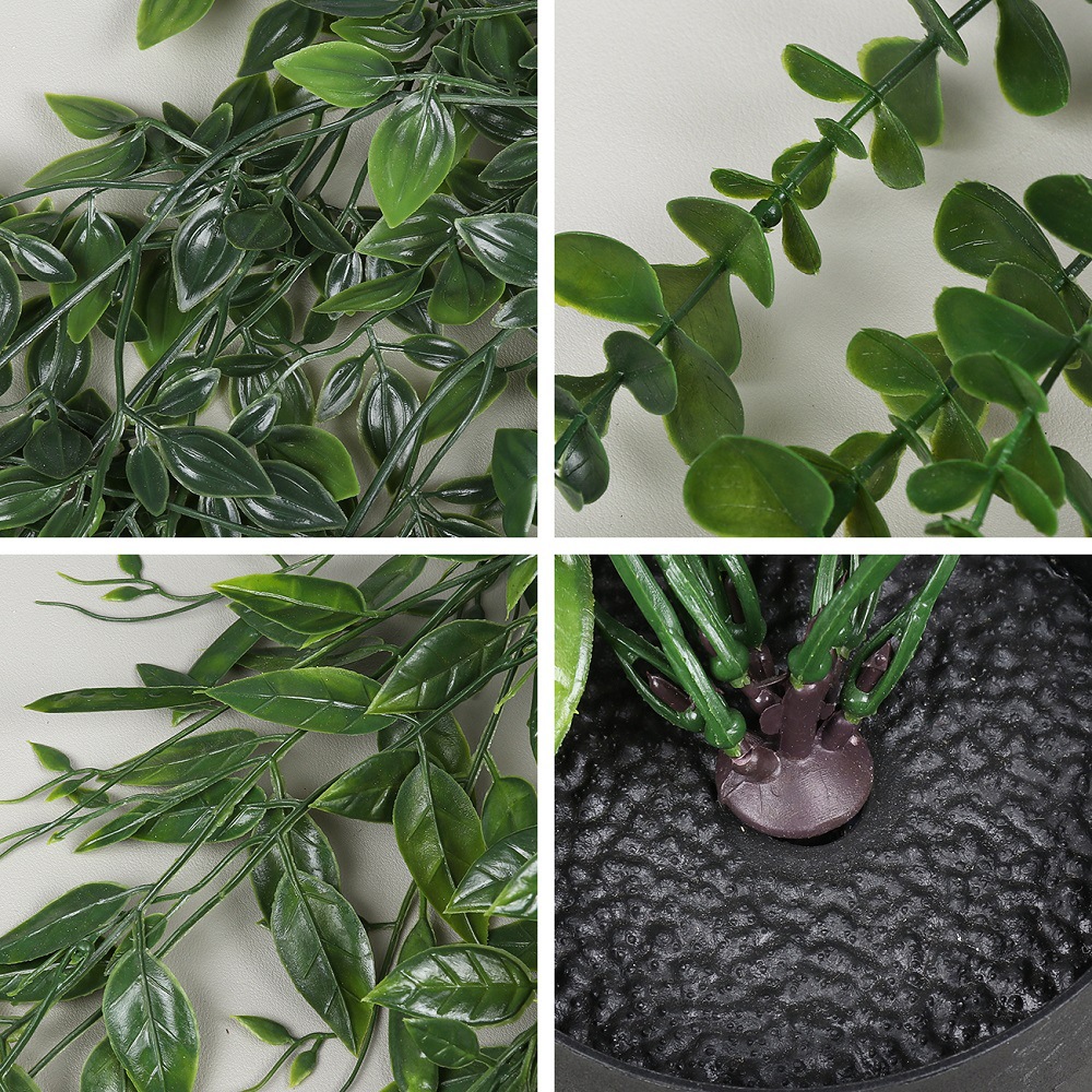 in stock hanging potted plant combination cross-border cabinet green plant ornaments simulation plant hanging strip artificial plastic bonsai manufacturers