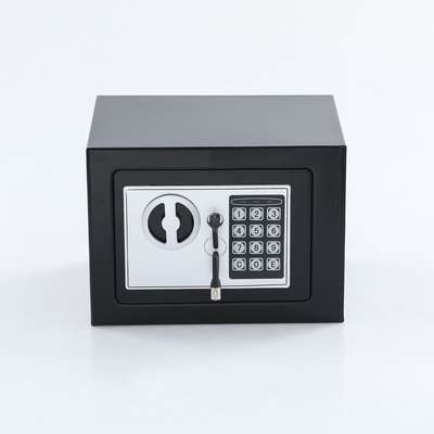 Safe 17E All Steel Household Small Safe Mini Wall Electronic Password Coin Money Tank Safe Deposit Box