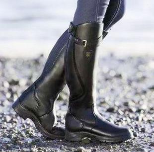 Fall/Winter 2022 foreign trade new large size boots Women's boots Europe and the United States flat round head Women's leather boots