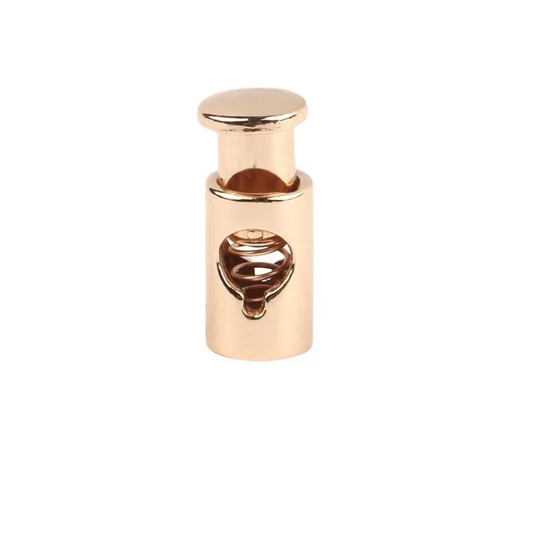 Wholesale metal spring button hat buckle sweater elastic adjustment buckle versatile tie-free shoelace buckle drawstring buckle spot