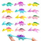 Tiktok same TPR catapult dinosaur toy finger dart dinosaur transmitter children's trick fun little dinosaur