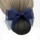 T ribbon yarn-blue-fine mesh