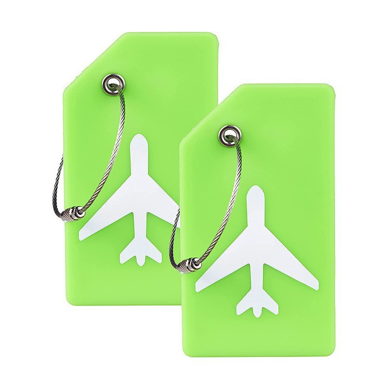 Factory direct silicone luggage tag soft rubber luggage tag travel soft rubber boarding pass silicone rubber luggage consignment Crane