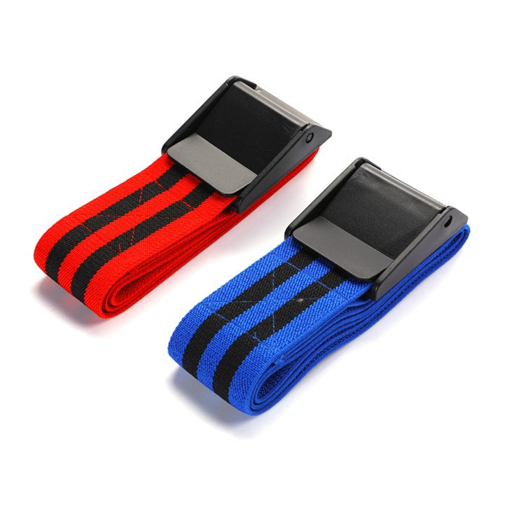 BFR blood flow restriction training belt weight lifting muscle block elastic bandage arm has effect increasing muscle pressure easy buckle