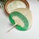 Green-bamboo fan 30*38cm