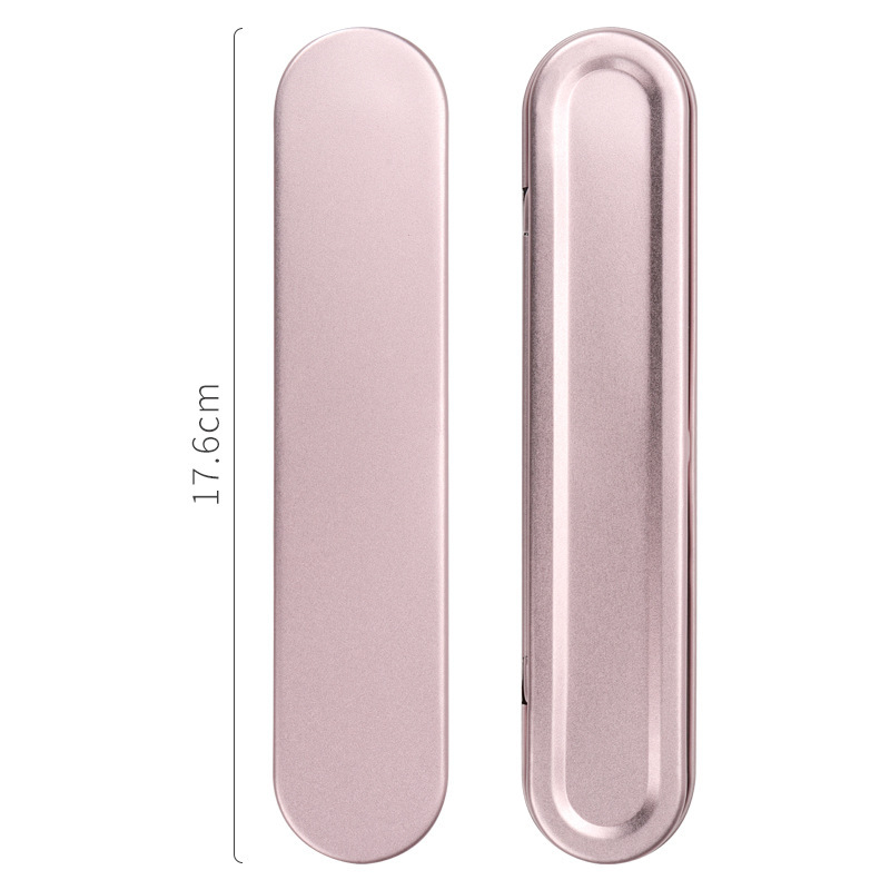 New Beauty Eyelash Double Slot Tweezers Storage Box Planting Eyelash Tool Protection Box Portable Tinplate Tweezers Box