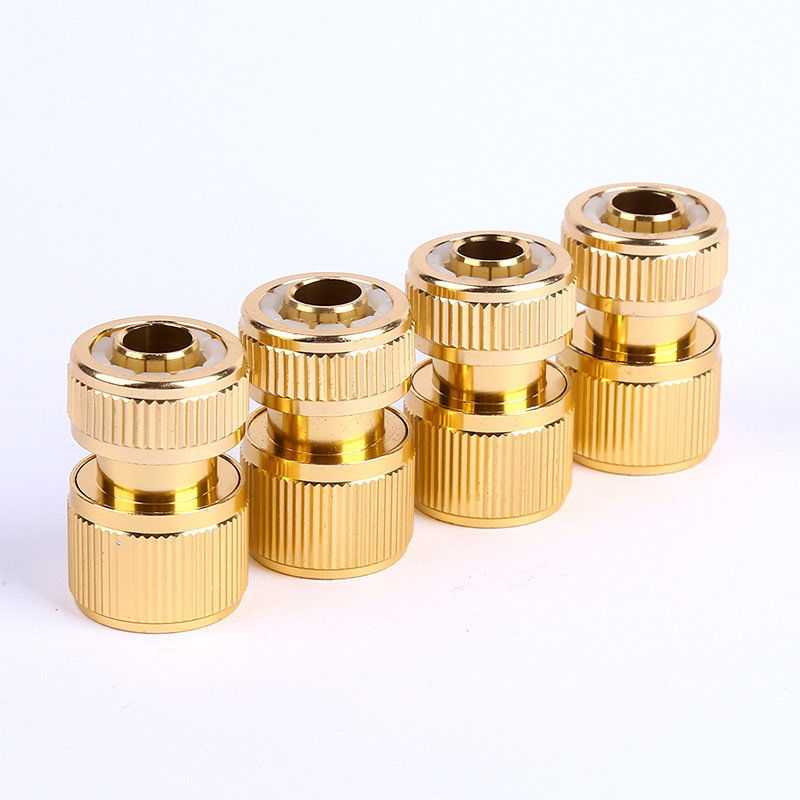 Water connector manufacturers wholesale supply copper-plated water gun connector hose connection tool quick connection high-pressure water gun connection