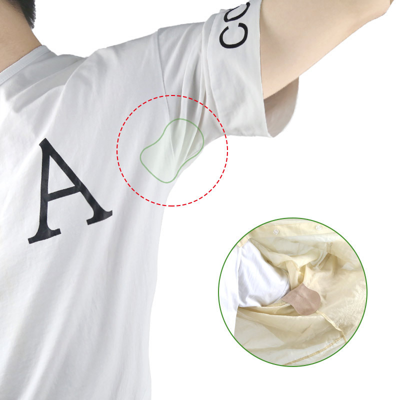Antiperspirant Stickers Japanese Underarm Stickers Sweat Absorbing Traceless Armpit Stickers Universal Ultra-thin Invisible Extra-armpit Deodorant Foot Stickers