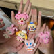 Compatible with Lego Small Building Blocks Stall Small Toys Educational Cartoon Doll Assembled Building Blocks Granules Children's Blind Box Wholesale