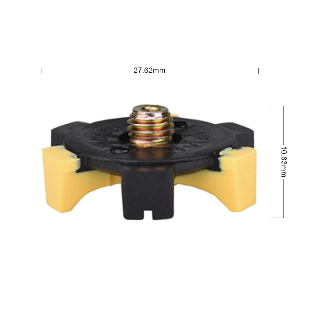Factory wholesale golf shoe nail TPR screw head shoe nail Black yellow shoe nail golf shoe accessories