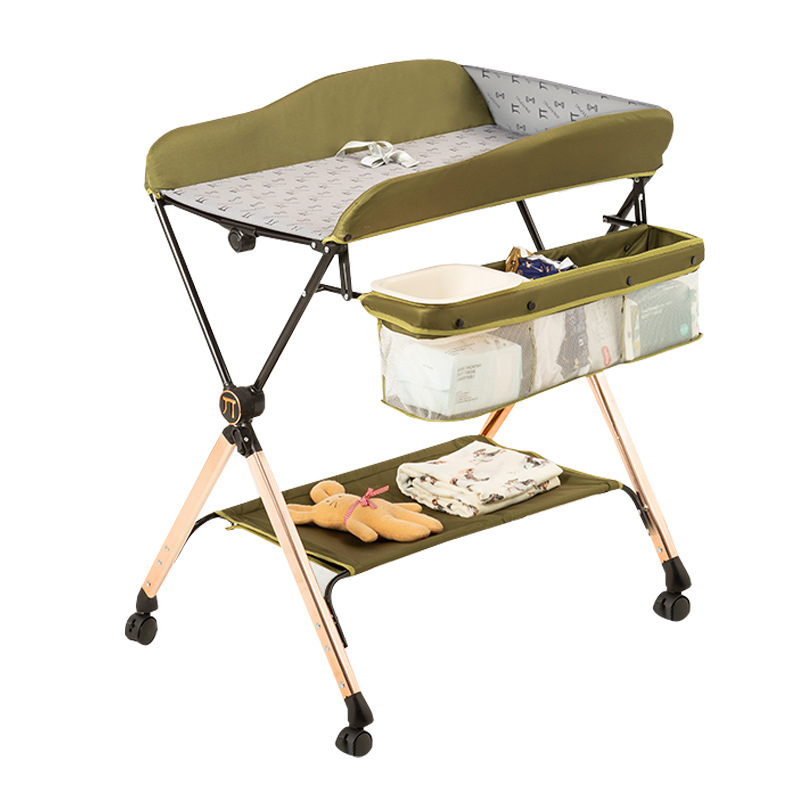 Baby care table export quality stable upgrade multifunctional foldable massage touch five adjustable
