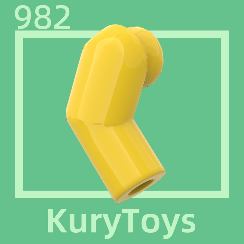 KURY/Kairui Small Particle Building Blocks DIY Parts Compatible with 982 Man Body Parts MOC