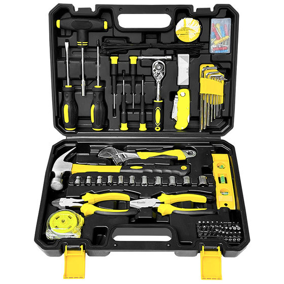 Gift tool set home hardware manual tool combination car repair kit toolbox Amazon wholesale