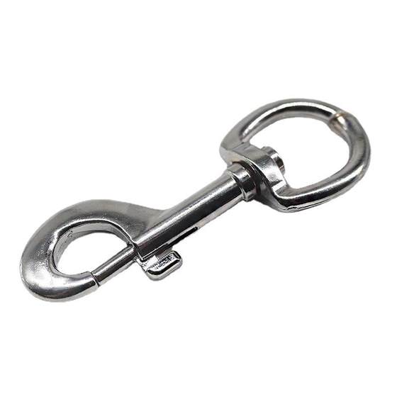 Manufacturers supply hardware accessories pet hook buckle luggage buckle zinc alloy dog buckle traction rope rotating hook buckle