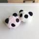 Black and White Panda Hairpin