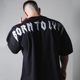 LFYT Muscular Men's Summer and Autumn Sports T-shirt Men's Fitness Loose Top Stretch Basketball Korean Style plus size Short Sleeve Men