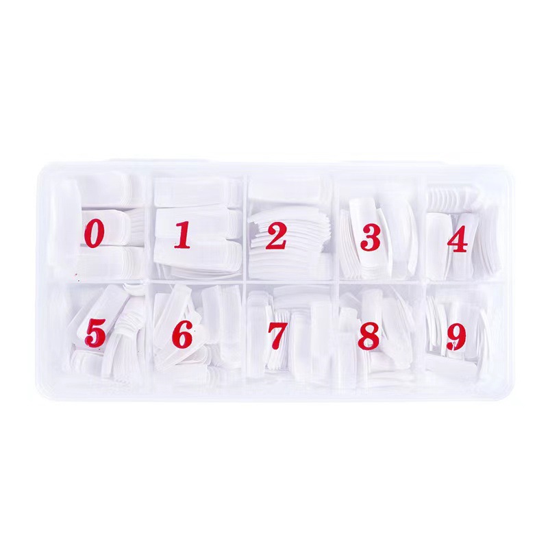 nail-art-500-piece-boxed-french-style-nail-patches-half-paste-false-patches-transparent-natural-decoration