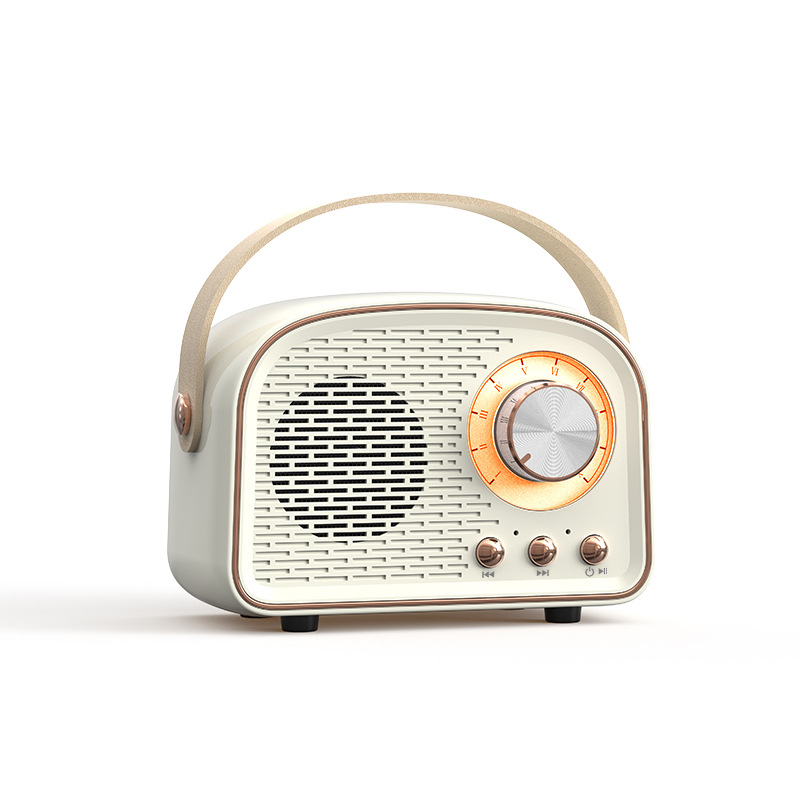 New Retro Bluetooth speaker mini portable portable small audio subwoofer large volume hand gift Radio
