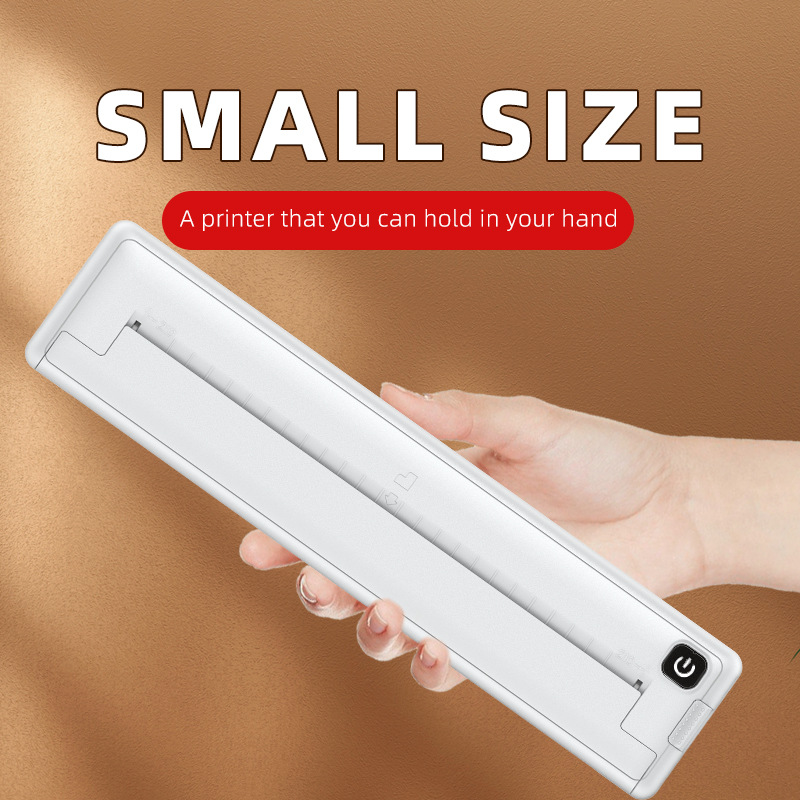Cross-border portable thermal A4 home printer can be connected to mobile phone wireless office small learning mini printer
