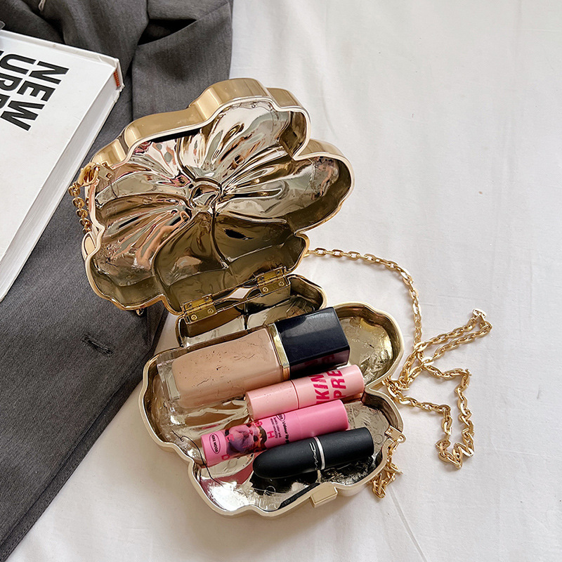 Cross-border bags change lipstick bag women's 2024 new niche design disco chain messenger bag