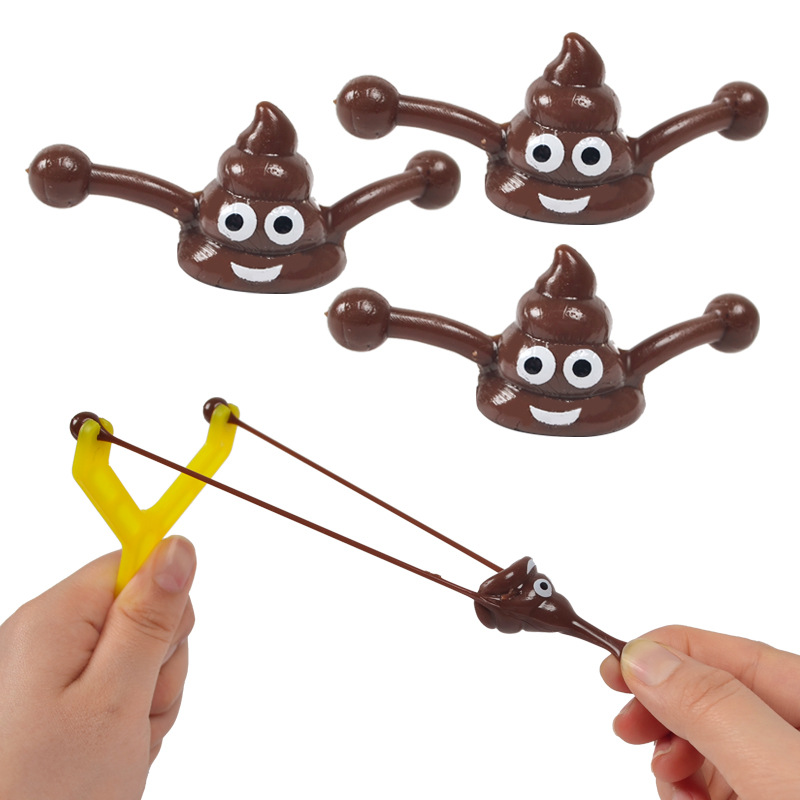 [Shake the same paragraph] Creative catapult poop slingshot poop vent trick funny climbing wall poop funny toy