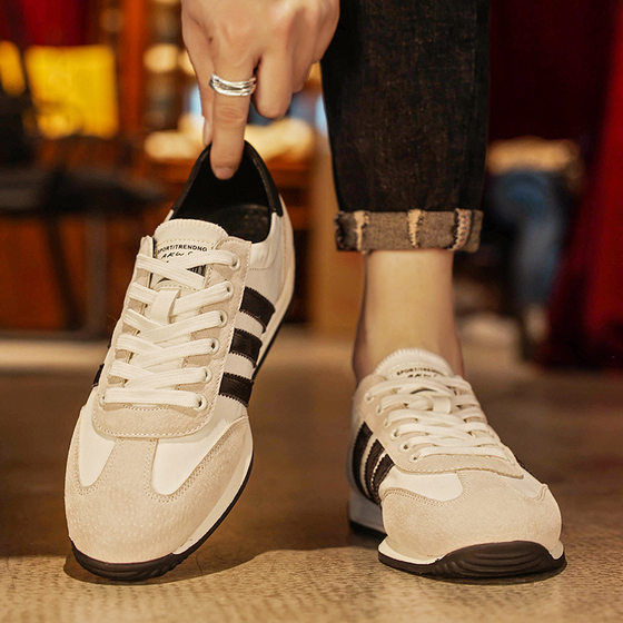 European Station Men's Shoes 2024 Autumn New Fashion Casual All-match Travel Forrest Gump Shoes Breathable Running Sports Trendy Shoes