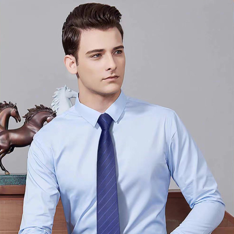 1200 Needle Yarn-dyed Polyester Upgrade Zipper Tie Men's Dress Easy to Pull Lazy Convenient 7cm Factory Spot