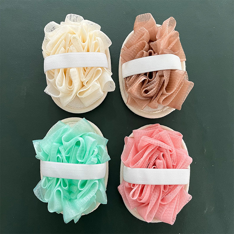 SOURCE Factory bath tools decontamination bath double-sided bath ball exfoliating massage bath loofah sponge bath towel